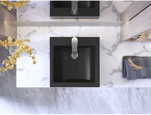 Умивальник накладний Luxor Skay 40 Black