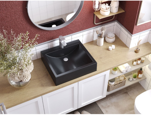 Умивальник накладний Luxor Skay 50 Black