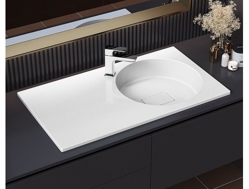 Умивальник накладний Luxor Sonata Low 80 L