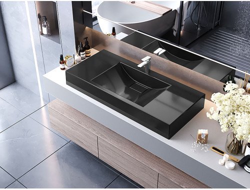 Умивальник накладний Luxor Veo 100 Black