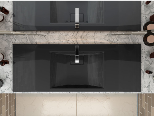 Умивальник накладний Luxor Veo Low 120 Black