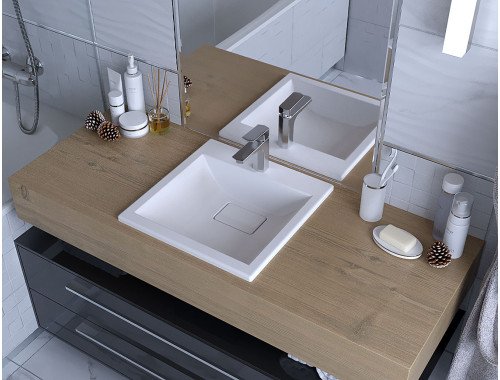 Умивальник накладний Luxor Veo Low 40