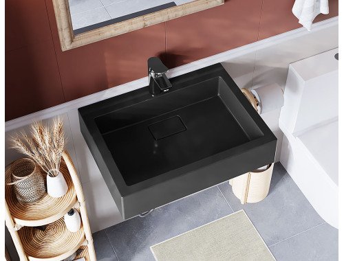 Умивальник підвісний Luxor Verdo 60 Black